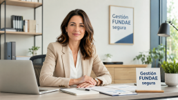 Empresa revisando la gestión de formación bonificada FUNDAE antes de contratar un centro de formación.